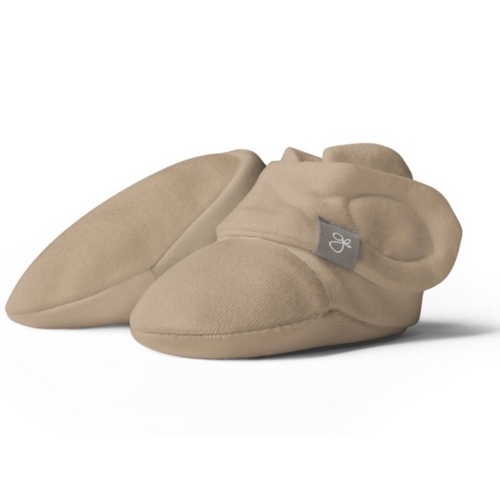 Goumi Stay-on Baby Bootie Set of 2 (Organic Cotton) Size: 0-3 months